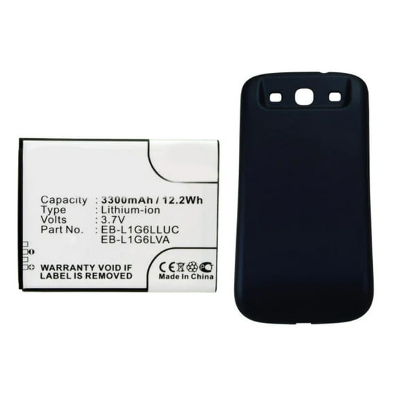 Batteries N Accessories BNA-WB-L3580 Cell Phone Battery - Li-Ion, 3.7V, 3300 mAh, Ultra High Capacity Battery - Replacement for Samsung EB-L1G6LLU Battery