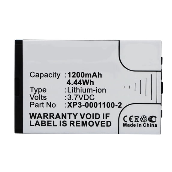 Batteries N Accessories BNA-WB-L3649 Cell Phone Battery - Li-Ion, 3.7V, 1200 mAh, Ultra High Capacity Battery - Replacement for Socketmobile XP3-0001100-2 Battery