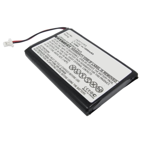 Batteries N Accessories BNA-WB-L4170 GPS Battery - Li-Ion, 3.7V, 1000 mAh, Ultra High Capacity Battery - Replacement for Garmin IA3Y117F2 Battery