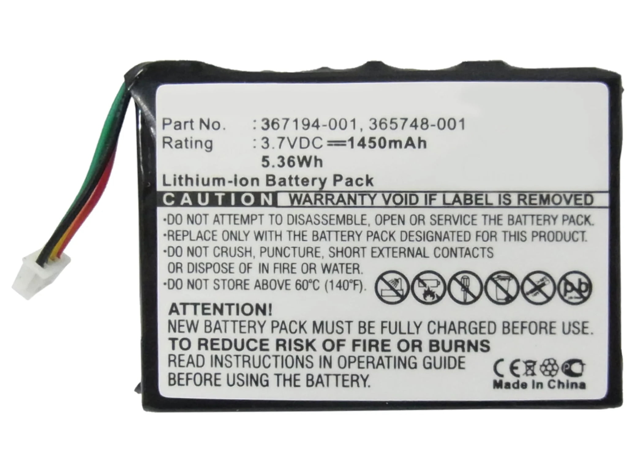 Batteries N Accessories BNAWBL6521 PDA Battery LiIon, 3.7V, 1450