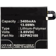 Batteries N Accessories BNA-WB-P3779 Cell Phone Battery - Li-Pol, 3.85, 3400mAh, Ultra High Capacity Battery - Replacement for Google 35H00263-00M, B2PW2100 Battery