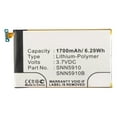 thumbnail image 1 of Batteries N Accessories BNA-WB-P3889 Cell Phone Battery - Li-Pol, 3.7, 1700mAh, Ultra High Capacity Battery - Replacement for Motorola EB20, SNN5899, SNN5899A, SNN5899B Battery, 1 of 3