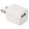 thumbnail image 1 of Batteries N Accessories BNA-WB-USBHW USB AC Power Adapter Charger - USA Home plug to USB Type-A, White, 1 of 1