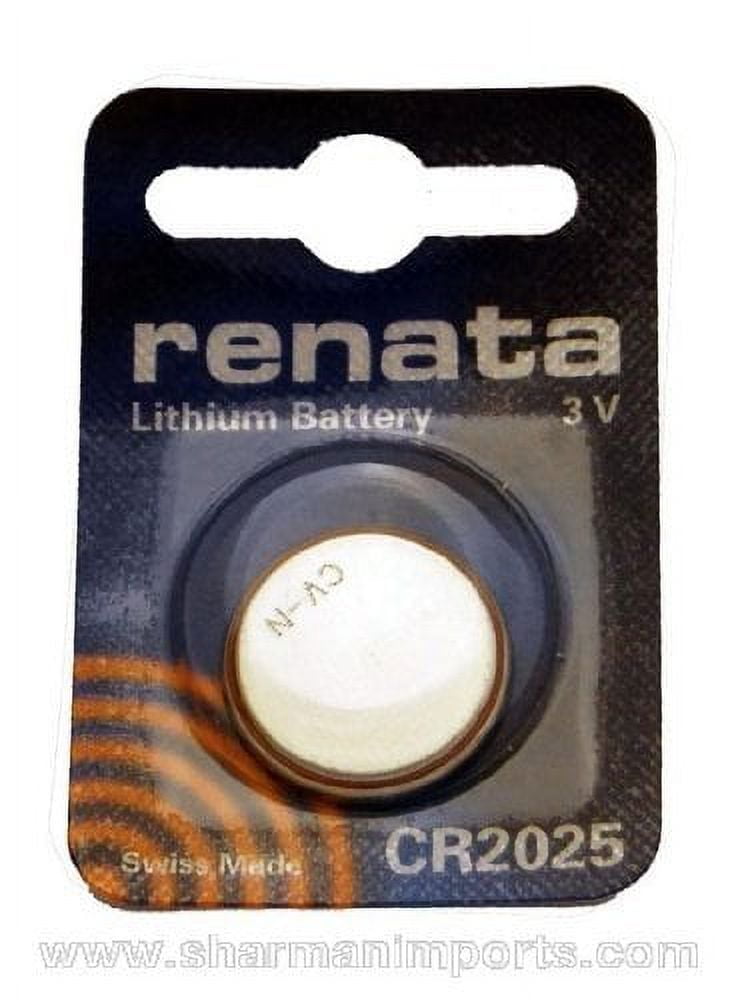 Batteries - Renata Cr2025 Lithium Battery - 1 Of