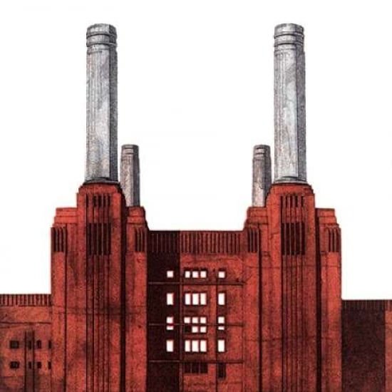 Battersea Power Station Canvas Art - Barry Goodman (24 x 24)