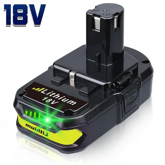 Battery 3.6Ah Lithium P102 for Ryobi 18V Cordless Tools P108 P107 P105 P104 P103