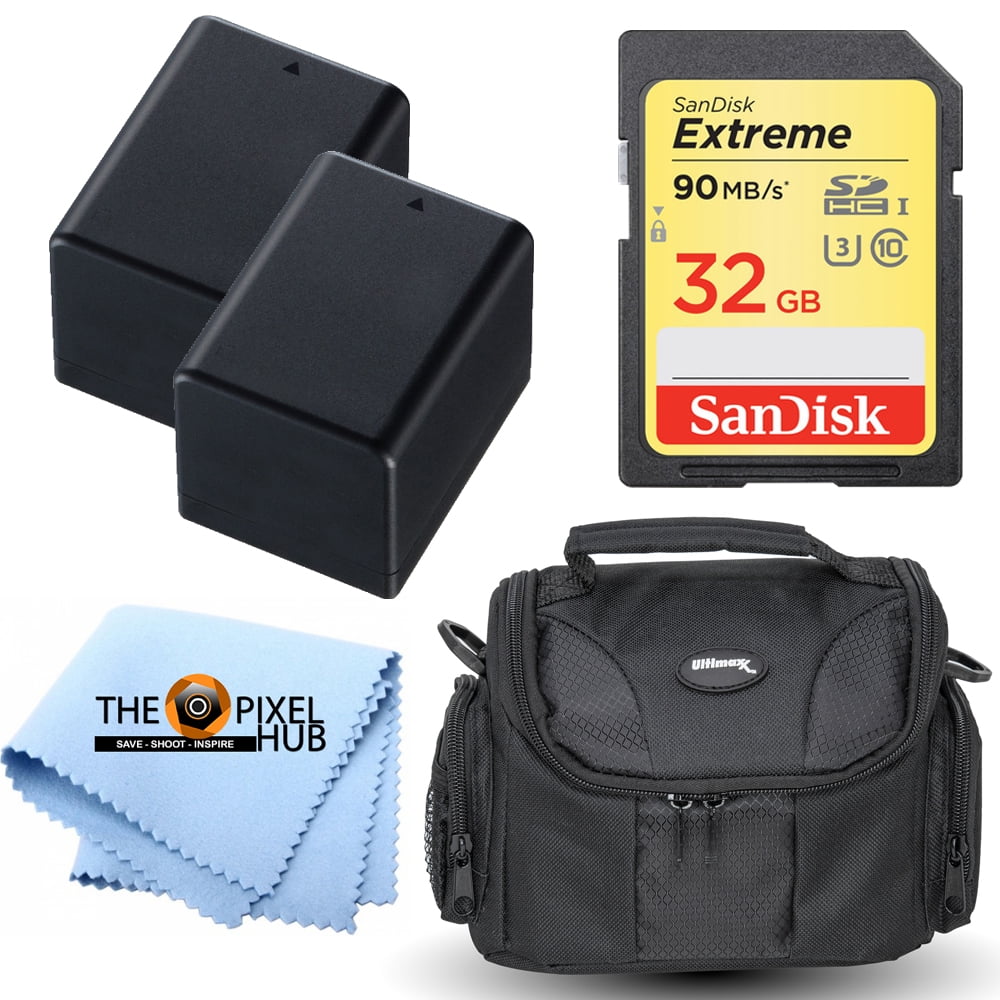 Battery Accessory Bundle Kit for Canon VIXIA HF R800 R80 R82 R50 R52