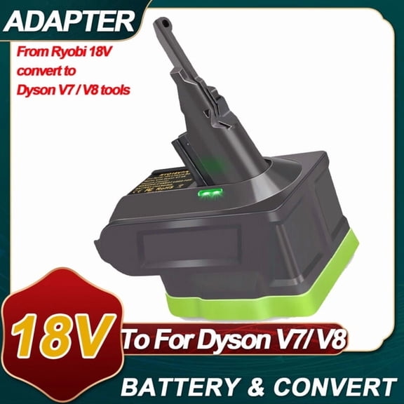 Battery Adapter Converter For Makita/Dewalt/Milwaukee/Bosch/Einhell/Ryobi to For Dyson V6 V7 V8 Battery Vacuum Cleaner Tool DC58