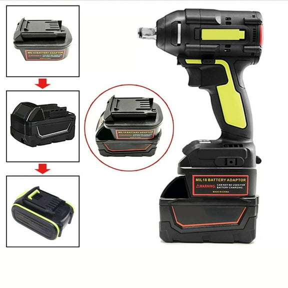 Battery Adapter Converter for Milwaukee 18V Li-ion Battery To For Worx 5 PIN 20V