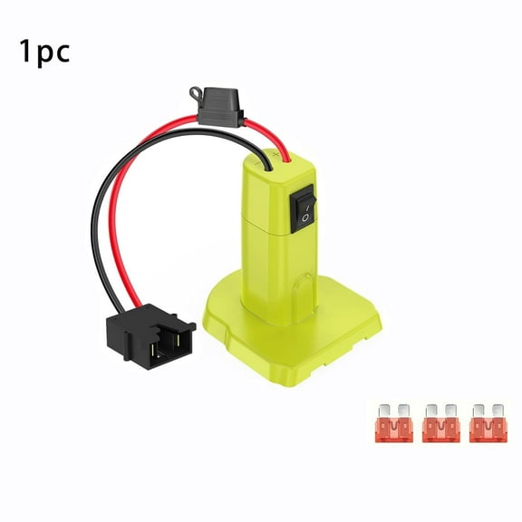 Battery Adapter Converter for Ryobi 18V ONE+ - Power Wheels Adapter Conversion Kit with On/Off Switch, Fuse Protection & Wire Connectors