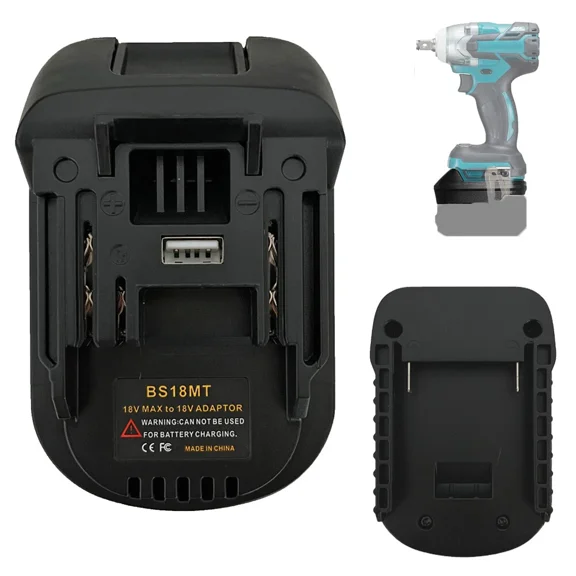 Battery Adapter For Bosch 18V To For Makita 18V tools Converter With USB BS18MT