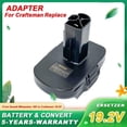 thumbnail image 1 of Battery Adapter For DEWALT Milwaukee  Li-ion Battery Convert to Craftsman 19.2V PLUG USB, 1 of 8