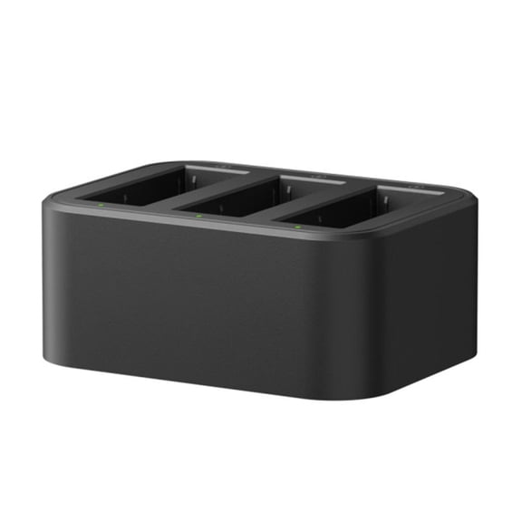 Battery Adapter Hub Fast Charging 3 Slots For 360 Action Camera Batteries