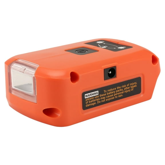 Battery Adapter for 20V Lithium Battery USB Charger, LED Work Light with Dual USB xc279