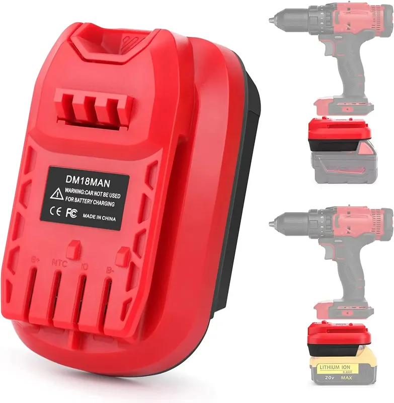 Battery Adapter for Crafts*man 20V Tools for De*Walt 20V and for Mil*wau*kee 18V Li-on Battery Convert to for Crafts*man Power Tool
