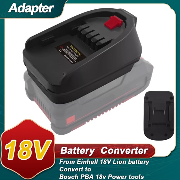 Battery Adapter for Ein*hell 18V Li-ion Battery Converter to for Bos*ch 18V PBA Lithium battery Power Tools Drill
