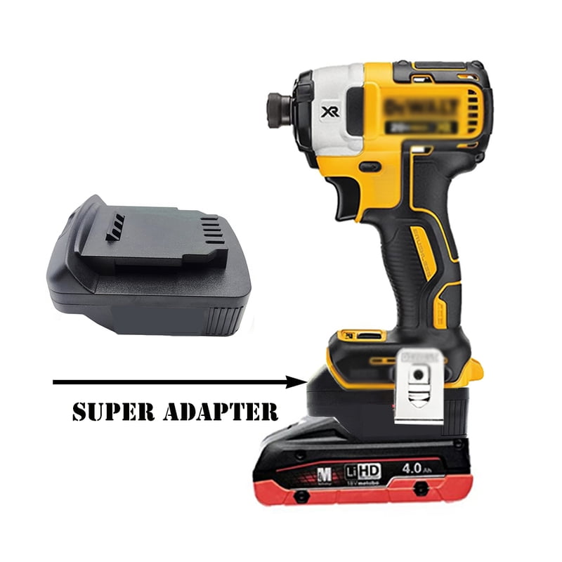 Battery Adapter for Me*tabo 18V Lithium  convert for de*walt 20V tool use DCB204 DCB205