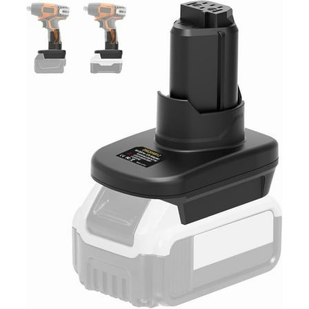 Battery Adapter for Ridgid 12V Tools, Work for Dewalt 20V Battery and for Milwaukee M18 18V Battery (Adapter Only)