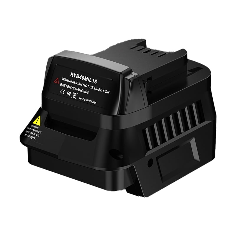 Battery Adapter for Ryobi 40V Li-ion Battery Convert to Work for  Mil*wau*kee 18V Cordless Power Tools