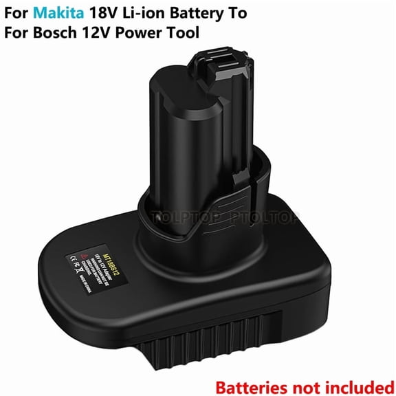 Battery Adaptor For Ma*kita 18V Li-ion Battery Convert to For Bos*ch 12V Power Drill/Driver Power tools