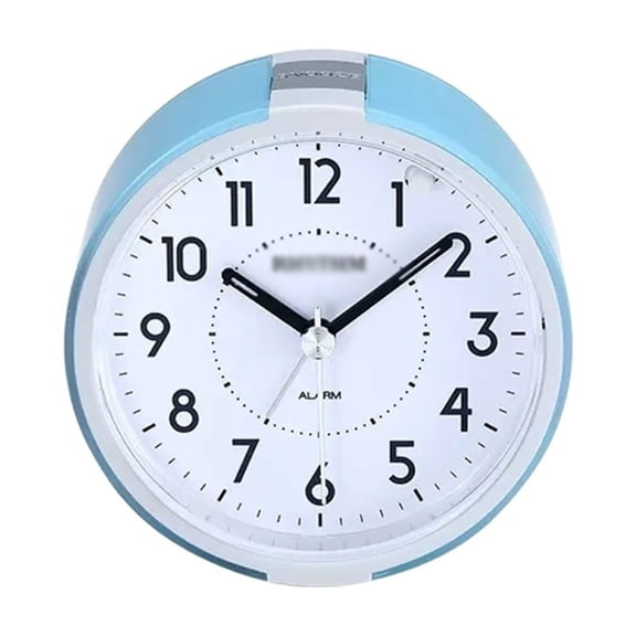 Battery Alarm Clock for Bedroom, Small Clocks Battery Operated, Bedside Clock, Silent Retro Small Table Clock and Desk Clocks for Office