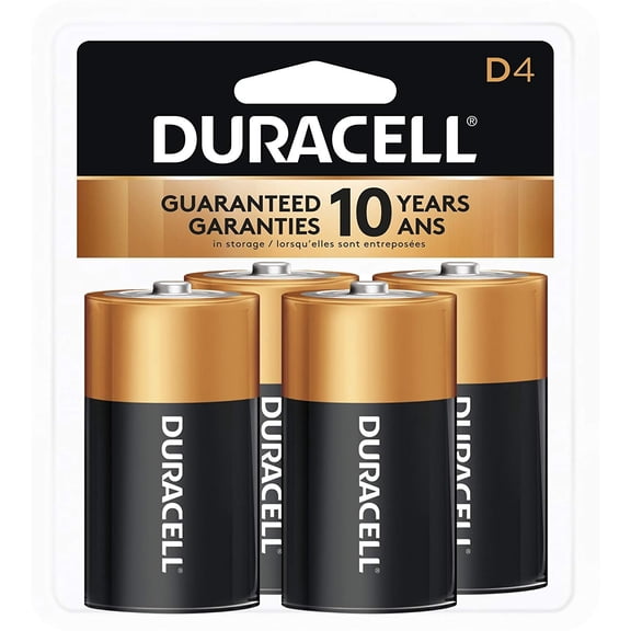 Battery,Alkaline,D,Premium,PK4
