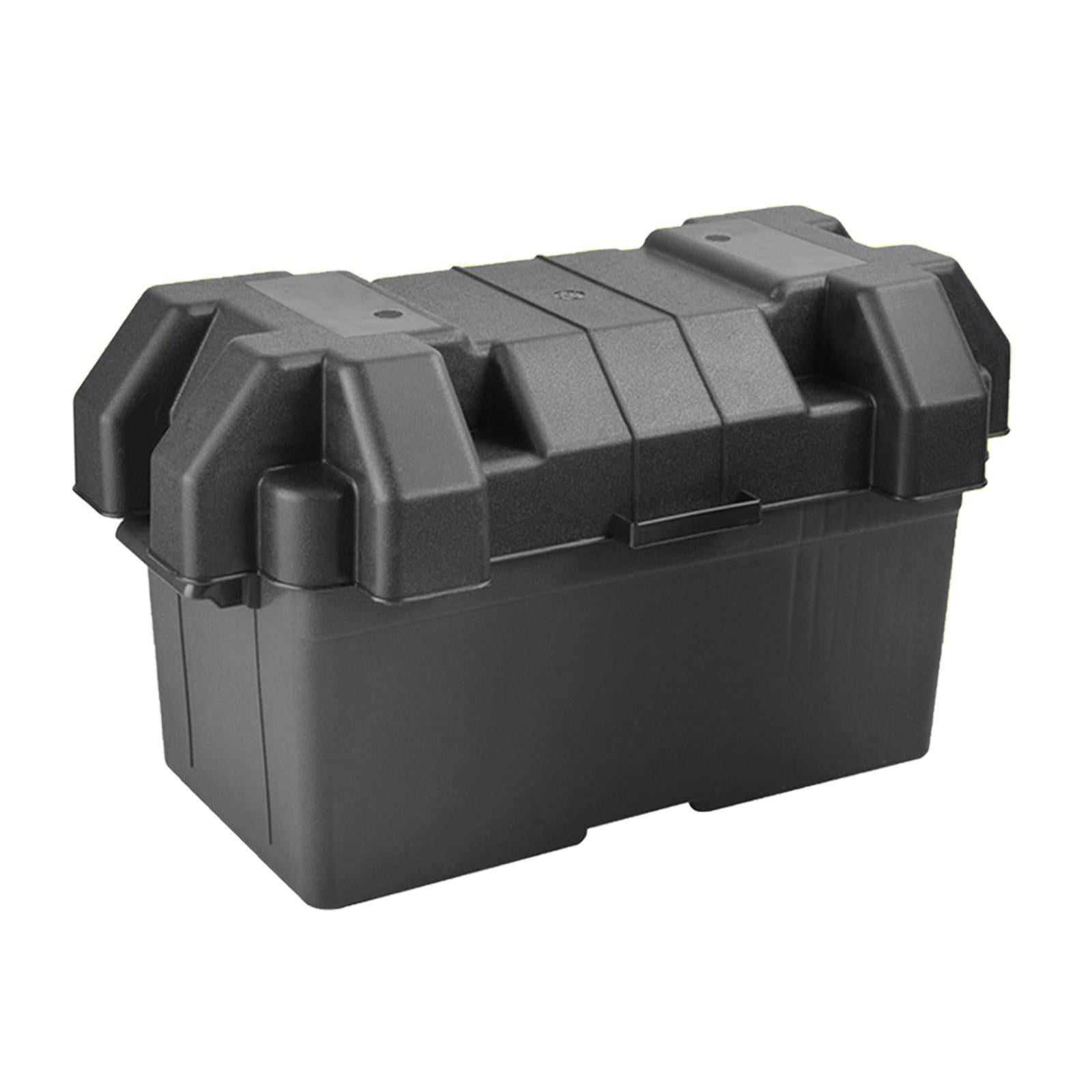 Battery Box Holder Batteries Carrier with Strap Lightweight Durable