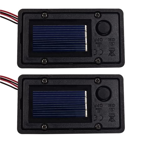 Battery Box, Solar Lantern Light Replacement Parts Top for Outdoor Hanging Lanterns Container Home Solar Lamp Hanging Lantern Led Accessories DIY Garden Decor (2PCS)