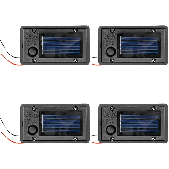 Battery Box, Solar Lantern Light Replacement Parts Top for Outdoor Hanging Lanterns Container Home Solar Lamp Hanging Lantern Led Accessories DIY Garden Decor (4PCS)