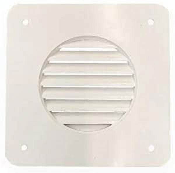 Battery Box Vent System Louver Cover White RVs, Campers, Trailers