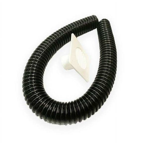 Battery Box Vent System - Louver Cover w/ Cone Plate & Hose - RVs Camper Trailer