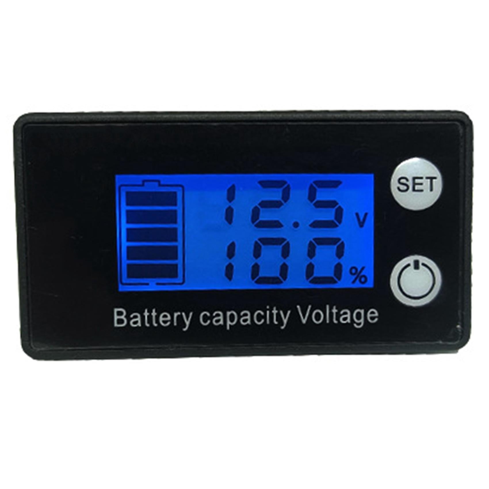 UTTASU DC Voltmeter 7-68V - Batteriespannungsmesser Mit LCD Display