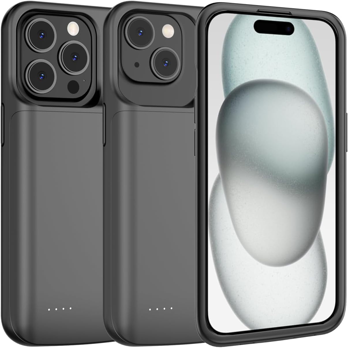 HUOBAO Coque de Batterie pour iPhone XR, [6000Ah] Étui de Chargeent