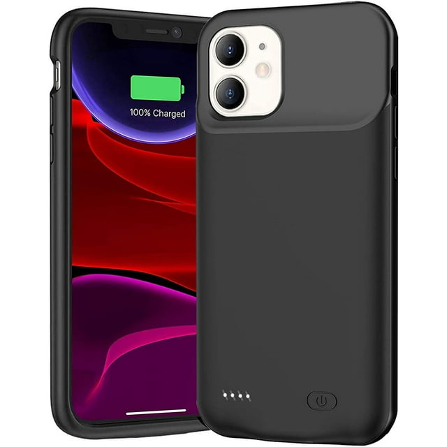 6500mAh Slim Portable Battery Case for iPhone 11, 6.1 inch, Extended