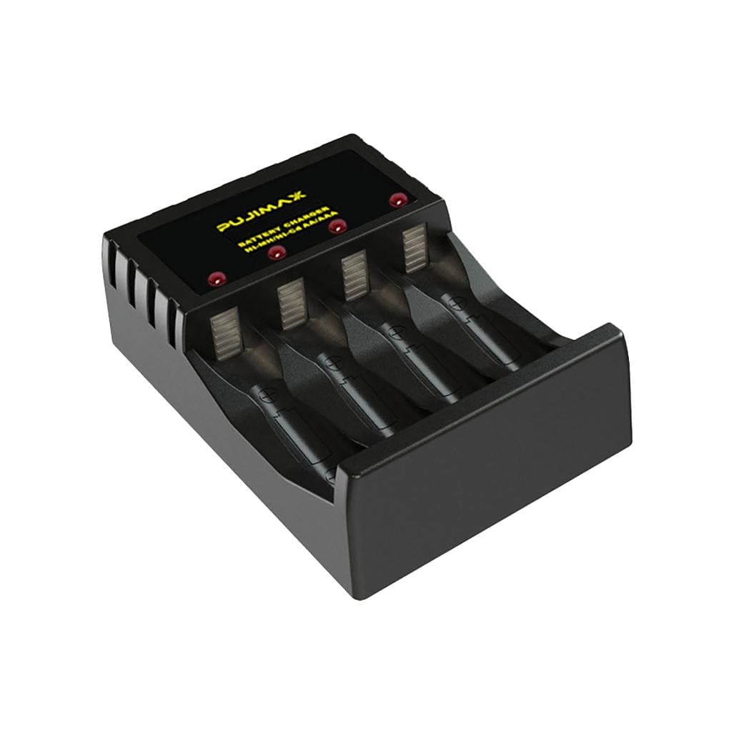 Battery Charger 4 Slots Fast Charger For RCR123A Rechargeable Liion  Batteries Including 16340 16350, AA&AAA Battery Charger