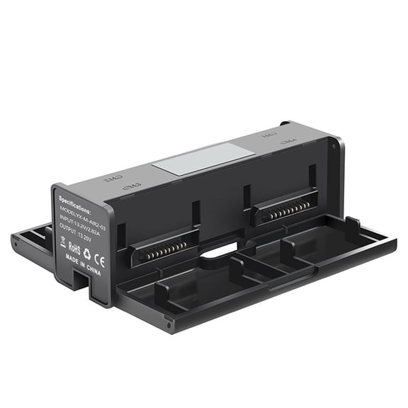 Battery Charger, 4 in 1 Charger Dock Station with LCD Display for DJI Air 2S/Mavic Air 2, Intelligent Charger Hub