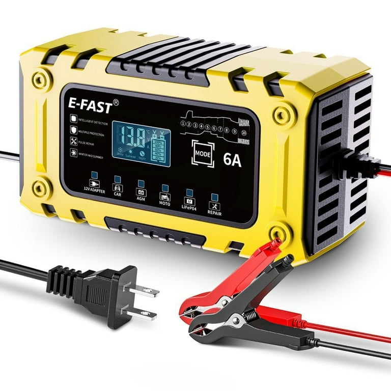 Tidymend Battery Car Charger Repair Desulfator 12V Fully Automatic