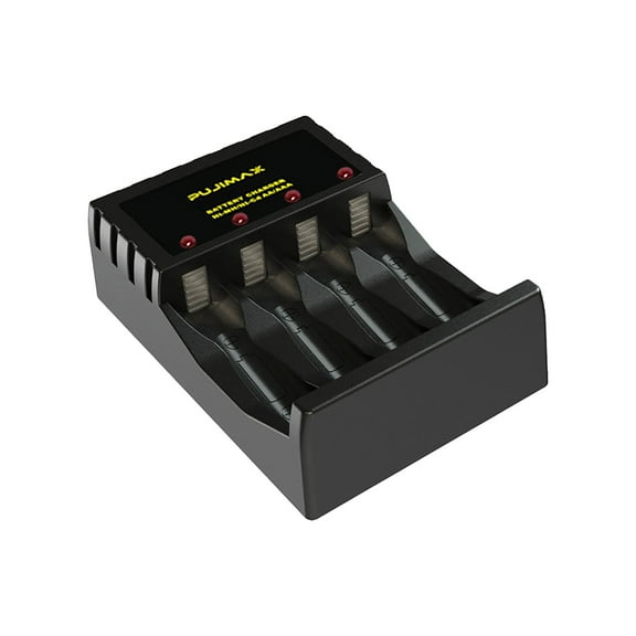 8-Slot Fast Battery Charger for RCR123A Rechargeable Li-ion Batteries and Compatible Models