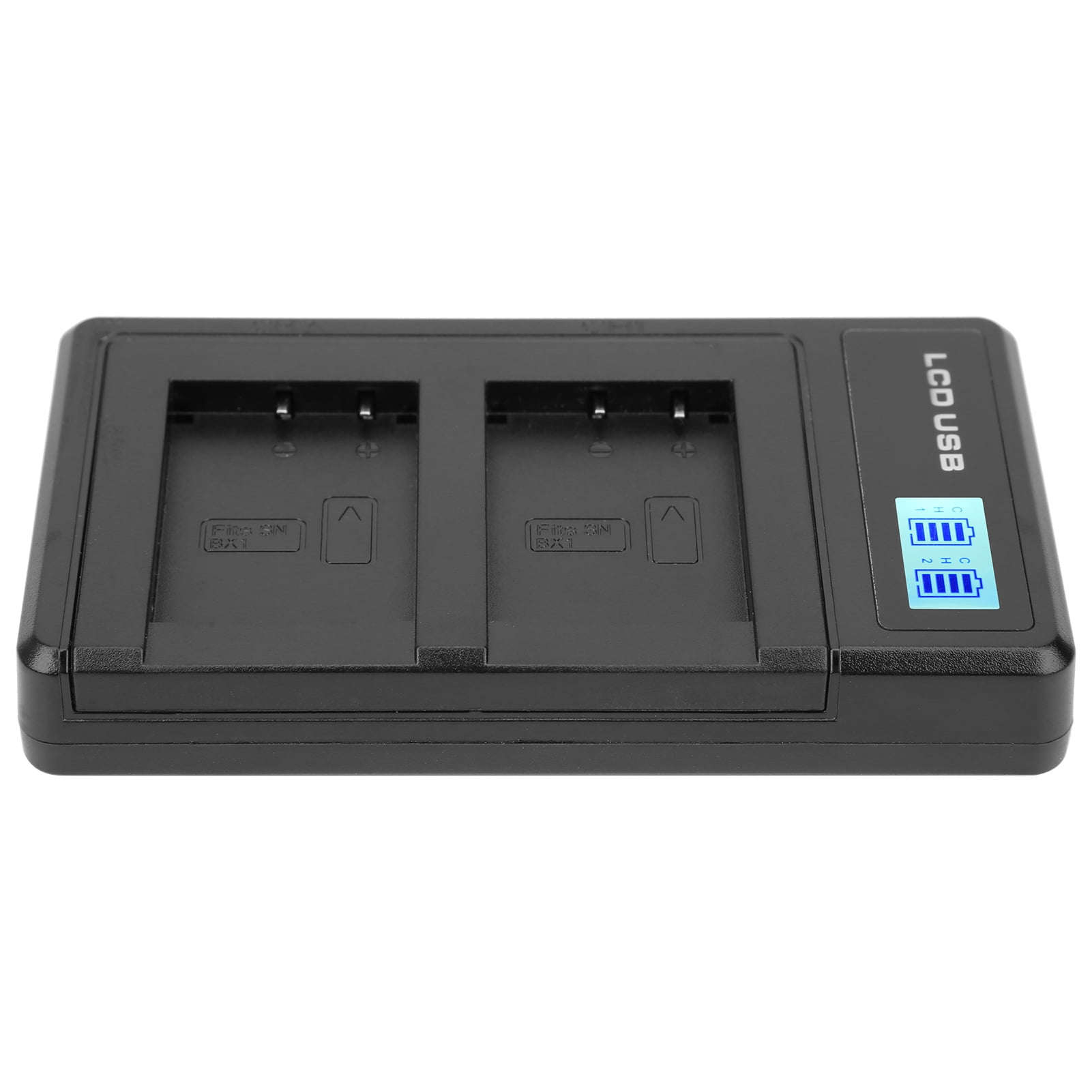 Battery Charger, Camera Battery Charger Portable LCD Display High