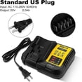 thumbnail image 1 of Battery Charger For Dewalt DCB112 12V-20V Max Li-ion DCB101 DCB105 DCB107 DCB115, 1 of 8
