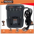thumbnail image 1 of Battery Charger For Ridgid R840085 Lithium ION Battery Rigid 18V R840087 R840086, 1 of 17