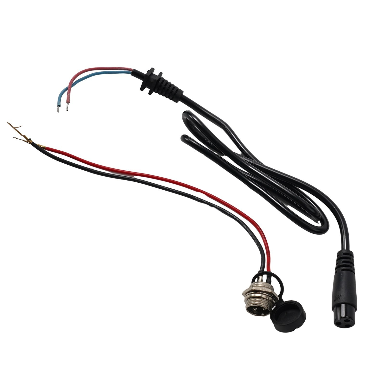 Battery Charger Port 3 Pin Inline Connector Jack Socket Electric