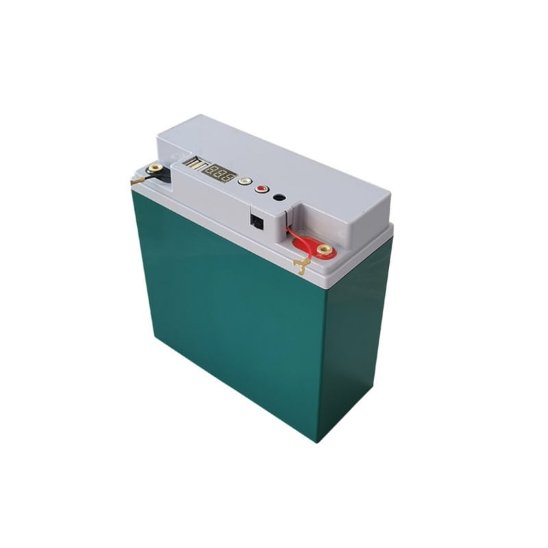 Battery Charging Case Power Banks Box with 2 USB Output Charging 12V 17A Rechargeable Battery Case Replacement