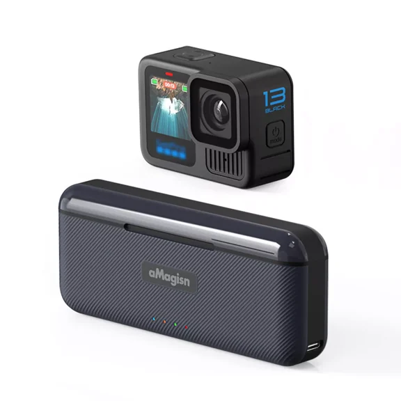 Battery Charging Case for GoPro Hero 13  Portable Fast Charge Box with Smart Charging & Magnetic Cover