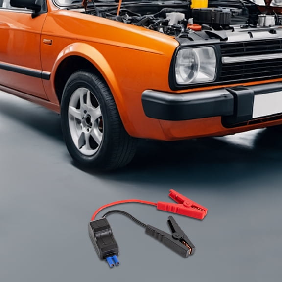 Battery Clamp Accessory for Smart Battery Chargers,Portable Car Jump Starter Replacement Jumper Cable with Smart, Safe Protection