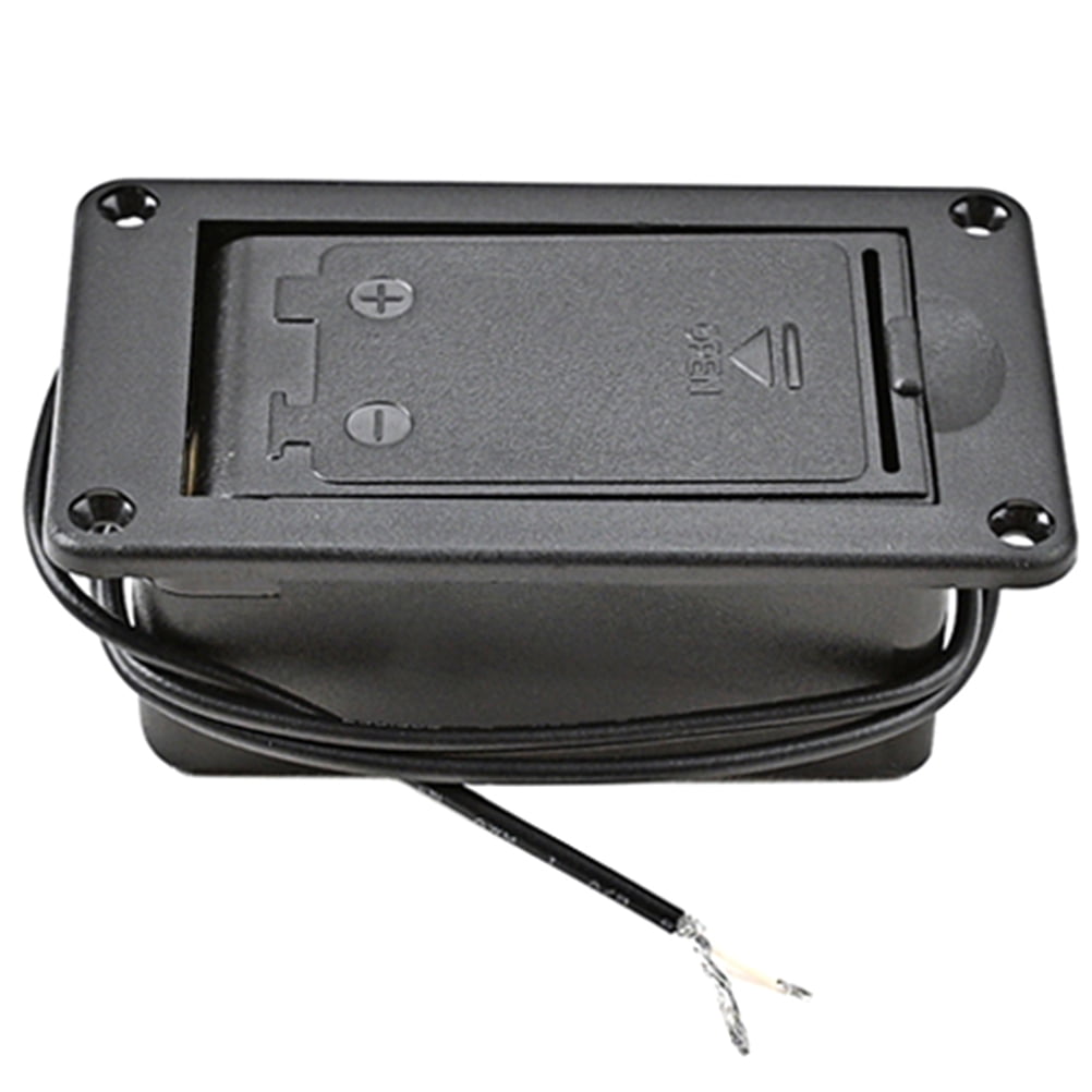 Battery Compartment for Active Bass Guitar Pickup Holders Casing