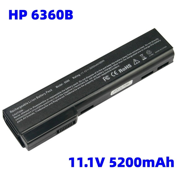 Battery Compatible with HP 8460P 8470P 8560P 8570P ProBook 6470B 6570B 6460B 6560B 6360B QK642AA 628666-001