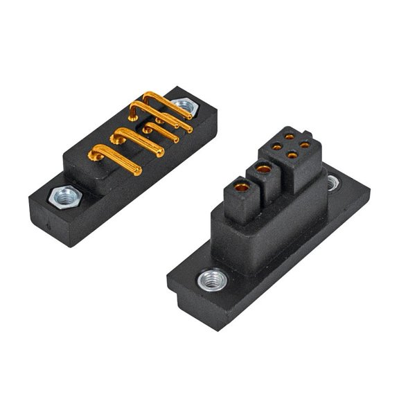 Battery Connector for Ninebot for ES1 ES2 ES3 ES4 Electric Scooters, ABS Control Panel Socket for External Battery, Black 7x9x2cm(A+B)