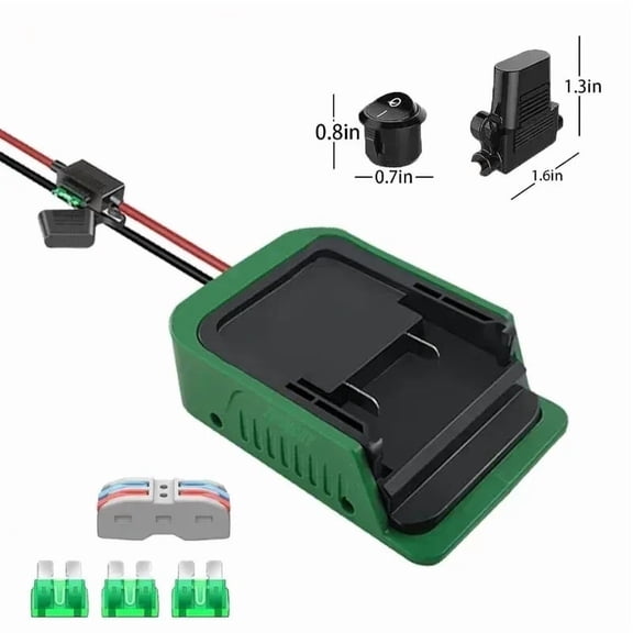 Battery Converter Power Wheels Adapter for HI*KO*KI for HI*TA*CHI 18V 36V Battery to Power DIY Ride Truck Robotics RC Toys