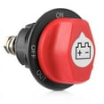 thumbnail image 1 of Battery Disconnect Switch 12-48V, Cut Shut Off Isolator for Marine Boat RV ATV Car Utv Vehicle 100A, 1 of 6